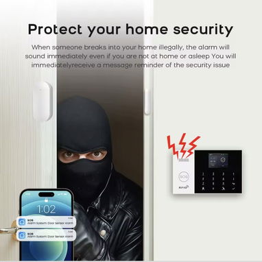 Sistema de Alarma | Alarma anti intrusos | Wifi + GSM - Img 103562260