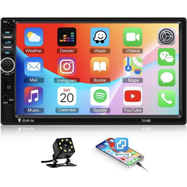 -/-/-/REPRODUCTORa nuevcámara  PRECIO$$$ 70$ Android  CarPlaynueva en caja cámara Bluetooth car play GPS llamar 55106915 - Img 105626587