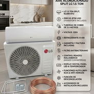 SPLIT LG 1.5 TON (18,000 BTU) | $750 USD | TRANSPORTE INCLUIDO | FACTURA Y GARANTÍA | TUBERÍAS DE COBRE 3.5M - Img 58013297
