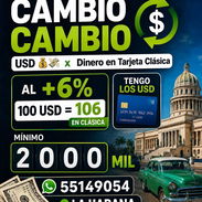 Cambio Usd en Efectivo por Usd en clásica - Img 55743135