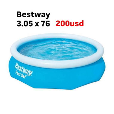 ☀️Gran variedad de piscinas de Diferentes tamaños y modelos nuevas en su caja.✅ Modelos: 1- Bestway con su filtro recirc - Img 123002661