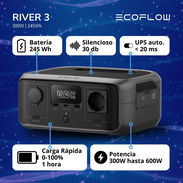 EcoFlow River 3 | Garantía y Mensajería INCLUIDAS | Estación de Energía Portátil 300W-600W - Img 55608457