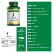 Vitamina C 250 tab 500mg pomos sellados - Img 48360576