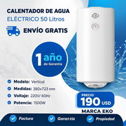 Calentador De Agua Eléctrico 50 Lts - Img 58165684