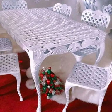Mesa de 6 sillas estilo colonial para exteriores 🌞 envíos sin costo adicional en toda la Habana - Img 105344362