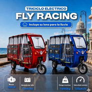 TRICICLOS ELÉCTRICOS PARA CARGA Y TRANSPORTE! $3450 por cantidad $3900 por unidad ✅ - Img 55443630