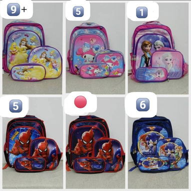 Combo de 3 piezas de Mochilas escolares - 10/10