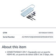 Regleta de puertos y HDMI Anker 5 en 1 compatible con todo tipo de dispositivos. - Img 56796078
