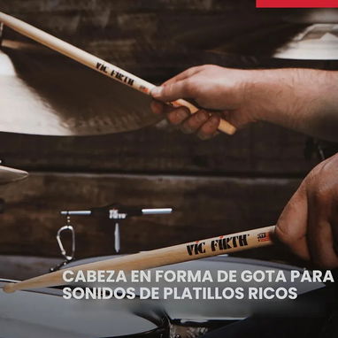 Vic Firth Baquetas con punta de madera American Classic 5A - 3/3