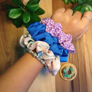 Felpas de tela Scrunchies 🌺 - Img 57368002