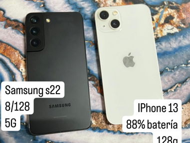 Celular Samsung s22 y IPhone13 - Img main-image-45696112