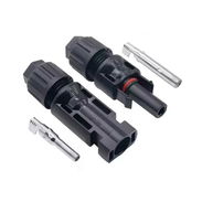 🔌 Pares de Conectores Solares Fotovoltaicos (Macho & Hembra) ⚡ 1000VDC – 30A   🔱 Conectores de rama para panel solar - Img 55280848
