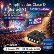EL MÁS POTENTE DE LOS CLASE D 3300W X 2 + 600W subwoofer - Img 55578487