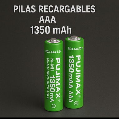 pilas aaa recargables desde los 1000mah 🔋 - Img 99858346