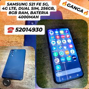 🔥GANGA.SAMSUNG S21 FE 5G, 4G LTE, DOBLE SIM, 256GB, 8GB RAM, BATERÍA 4000 MAH, HUELLA. DETALLE👀2 LINEAS EN LA PANTALLA - Img 48503744