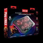 Gaming Laptop Cooler Maxell Samurai con soporte para teléfono... - Img 56002662