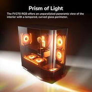 💲260usd  COUGAR Funda FV270 RGB MidTower E-ATX, compatible con GPU de 16.535 in, ventiladores ARGB PWM integrados, resp - Img 54778471