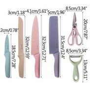 Set de cuchillos antiadherente de acero inoxidable - Img 45381279