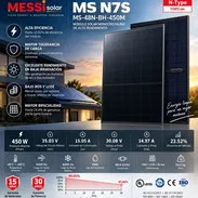 Panel Solar Messi Solar 450W Bifacial - Img 57809724