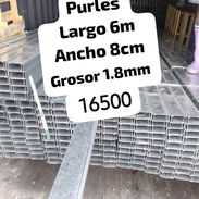 Purles de 6 m importados de 6 m x 8cm amcho ,1.8 mm grosor - Img 56147030