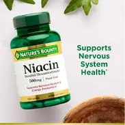 Niacin 120 tabletas (500 mg) - Img 55720392