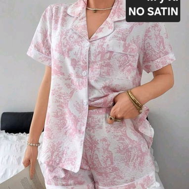 Pijamas de short satin - 4/10