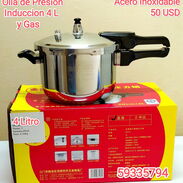 Olla de Presion de válvula de 4 litro para Induccion y todo tipo de cocina, Nuevas de Acero Inoxidable 🫕 50 USD acepto - Img 45619556