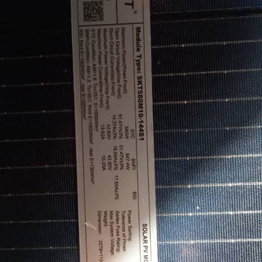 Paneles solares 580w ideales para estaciones de energía y triciclos - 3/3