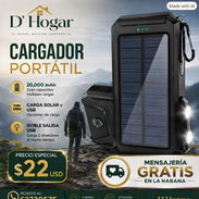 Cargador Portátil Solar. Domicilio Incluido - Img 57117986