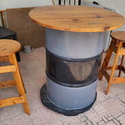 Juego de muebles de madera, para exterior, con diseño EXCLUSIVO - Img 45415506