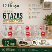 Set de 6 tazas con asas. Domicilio Incluido - Img 57221708