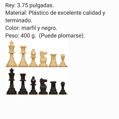 AJEDREZ Juego de ajedrez - Img 100836794