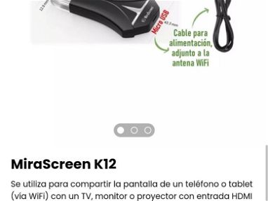 MiraScreen K12 * Mira Screen K12 / MiraCast / Adaptador de video / Adaptador HDMI / Soporta hasta 1080p - Img main-image-45399009