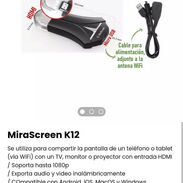 MiraScreen K12 * Mira Screen K12 / MiraCast / Adaptador de video / Adaptador HDMI / Soporta hasta 1080p - Img 45399009