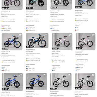Bicicletas para todas las edades y gustos 🚲 varias medidas, modelos y colores 🌈 16" | 20" | 24" | 26" | - 3/5