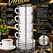 SET DE 4 TAZAS CON ORGANIZADOR VERTICAL, ENTREGA DE FACTURA. VARIEDAD DE ÚTILES DEL HOGAR - Img 57347855