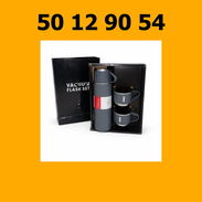 TERMO TÉRMICO CON 3 VASOS GRIS VPT-0358 - Img 55884076