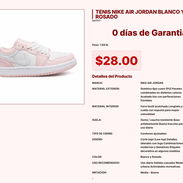 TENIS NIKE AIR JORDAN BLANCO Y ROSADO VPT#-0325 - Img 55244252