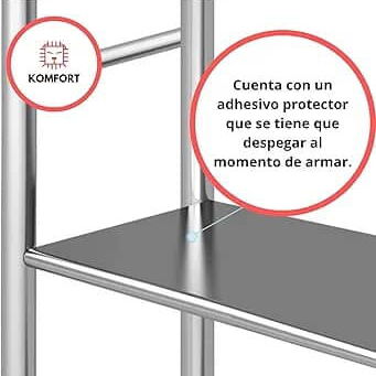 Estante organizador para baño con accesorios (Mo) - Img 124360816