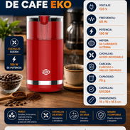 ☕ MOLINILLO ☕ DE CAFE EKO - POTENCIA 150 W - 110V/60Hz. ENTREGA GRATIS CON FACTURA Y GARANTIA. 📲 54833699 - Img 56658716