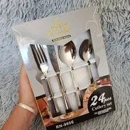 Set de 24 cubiertos metálicos son duros - Img 55563513