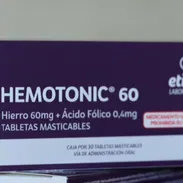 Hierro 60mg + Acido folico 0.4mg. Importado. Precio de descuento‼️ - Img 51428596