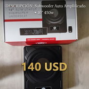 Subwoofer auto amplificado 10" nuevo - Img 55747948