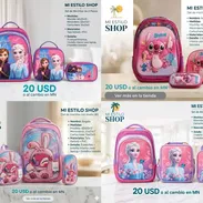 Set de mochila de tres piezas tenemos para varones 20 usd - Img 56470495