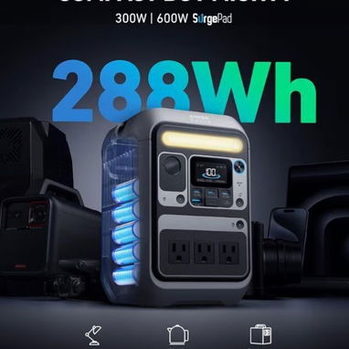 📞53884600.🎇 Anker SOLIX C300 288Wh + Panel Solar 60W🎇 Mensajería disponible.🚴 - 4/6