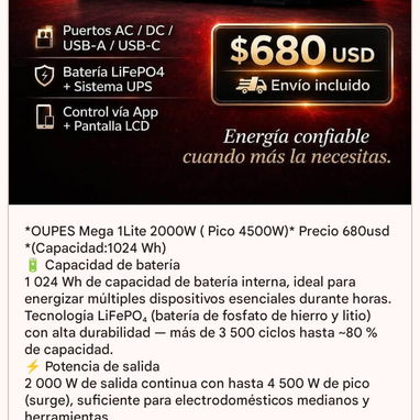 EcoFlow NUEVOS varios modelos, abrir imagen - 3/10