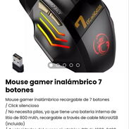 Mouse inalámbrico* Mouse recargable inalambrico 7 botones/ Mouse inalámbrico con botón para DPI/ Mouse bluetoothnuevo - Img 41011489