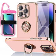 Iphone 14 Pro con Protector anti luz, bolsa impermeable con soporte magnético - Img 54158434