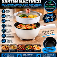 SARTÉN ELÉCTRICO MULTIFUNCIONAL CON VAPORERA 🍳♨️/MATANZA - Img 57445490