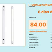 Kit de Iluminación de Vitrinas Tubo LED S.P.C 12W de 3 cm de Ancho VPT#-0458 - Img 55669248